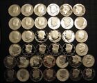 1971-S - 2009-S PROOF Kennedy Half Dollar Clad Coins 38 Coins US Proof Sets