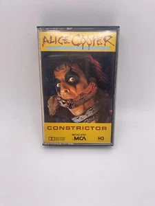 Alice Cooper Constrictor Cassette Tape 1986 Rock Tested Works - Picture 1 of 5