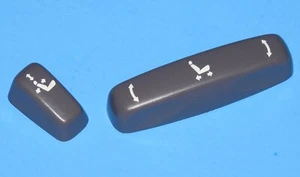 1992-03 LEXUS OEM POWER SEAT SWITCH LEVER PASSENGER SIDE 2pcs. - GRAY - Bild 1 von 2