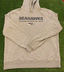 Seattle Seahawks hoodie mens extra large gray nike sweatshirt football nfl W - Picture 1 of 13