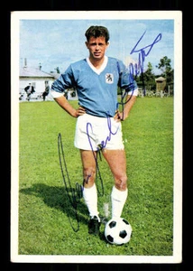 Manfred Wagner TSV 1860 München Bergmann Sammelbild 1967-68 Original Signiert - Picture 1 of 2