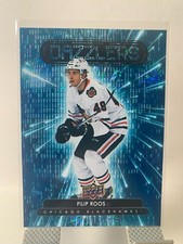 2022-23 Upper Deck Serie 2 Dazzlers Blue Filip Roos #DZ-70 Chicago Blackhawks