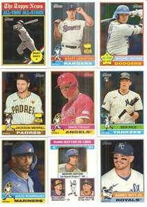 LOTE DE 75 TARJETAS DE BÉISBOL CROMADAS DIFERENTES 2025 TOPPS HERITAGE - Imagen 1 de 9
