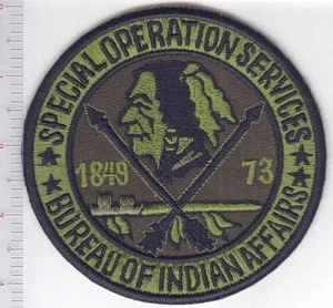Oficina de Aplicación de la Ley de la Tribu India de Asuntos Indígenas BIA Operaciones Especiales Ser - Imagen 1 de 1