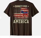 Donkey Pox The Disease Destroying America Funny Patriotic T-SHIRT 2D MEILLEUR PRIX