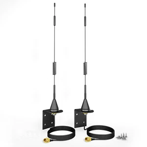 2X Omni 4G LTE Externe Halterung Halterung Antenne SMA für Huawei B535-235 CPE Handy - Bild 1 von 14