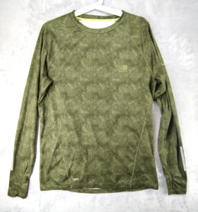 Mens Karrimore Running Top Size S Green Camo DRX Dry Fix Pit 18 inches - Picture 1 of 8