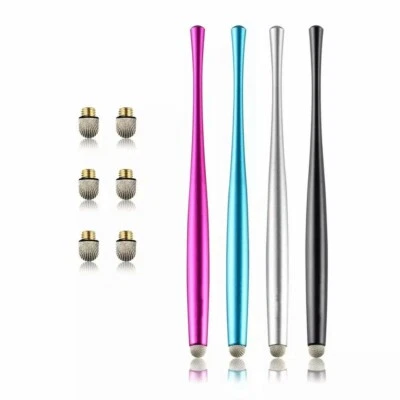 Universal Capacitive Touch Screen Fiber Fine Tips Pen For Tablet iPad Huawei - Image 1 of 4