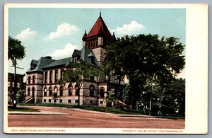 Postcard Northampton MA c1904 Court House Hampshire County Courthouse - Foto 1 di 2