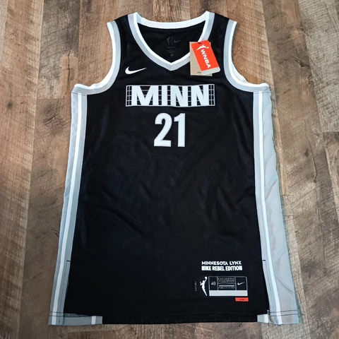 Nike Minnesota Lynx Kayla McBride #21 Jersey Women's S Black WNBA Rebel Edition Cover