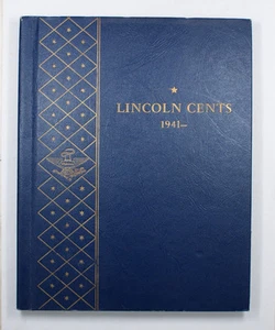 Whitman Deluxe Album of Lincoln Head Cents 1941- No. 9406 Sample Book - Picture 1 of 3