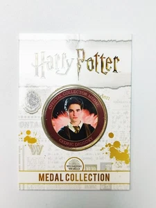 HARRY POTTER WIZARDING WORLD MEDAL COLLECTION GOBLET OF FIRE CEDRIC DIGGORY - Picture 1 of 3
