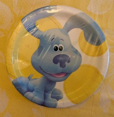 8 platos de papel Blue's Clues de 8 pulgadas Foto 1 de 2