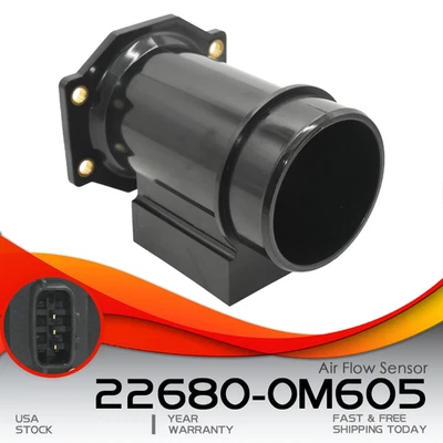 22680-0M605 MAF Mass Air Flow Sensor for Nissan 200SX Sentra 1995-1998 1.6L L4 Foto 1 de 4