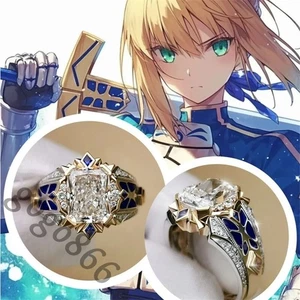 Anillo de dedo Fate Delicacy Elemento Anillo Hecho a mano Juego Altria Pendragon Juegos con disfraces - Imagen 1 de 4