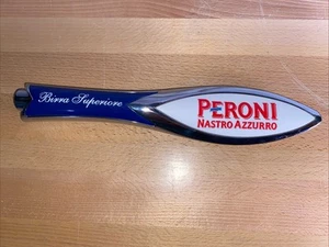 Peroni Nastro Azzurro barril grifo cerveza mango tirador ~ Birra Superiore 11,75” - Imagen 1 de 9