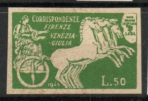 1945 SERVIZIO POSTALE SABE N.15 VALORE NUOVO MNH** RR - Picture 1 of 1