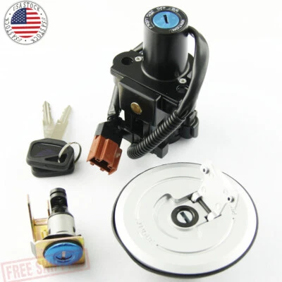 Ignition Switch Fuel Gas Cap Keys Fits For Honda CBR500R CB500F CB500X 2013-2018 - Image 1 of 4