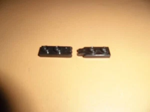 Lego 2x Platte 1x2 mit 2 und 3 Finger Gelenk Scharnier 4276 4275 schwarz es36 - Bild 1 von 2
