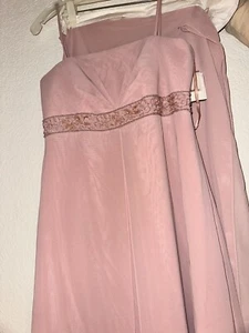MICHAELANGELO Style F1259 Ballet Pink Formal Long Gown Dress Size 4 - Picture 1 of 12