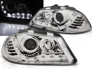 SEAT IBIZA 6L 2002 2003 2004 2005 2006 2007 2008 HEADLIGHTS LPSE27 DAYLIGHT - Picture 1 of 1