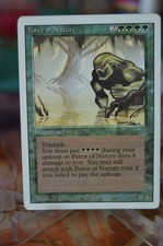 1 x revised force of nature mtg Magic the Gathering