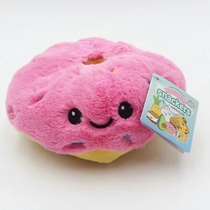 Gorro de felpa Squishable/Snugglemi Snackers Sprinkles rosa glaseado donut 7" nuevo con etiquetas - Imagen 1 de 8