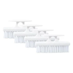 Superio Nail Brush for Cleaning Fingernails, Nail Scrubber Brush (4, White) - Picture 1 of 1