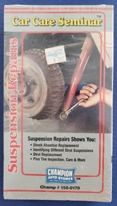 Champion Auto Stores Car Care Seminar VHS - Suspension Repairs - New & Sealed - Bild 1 von 2