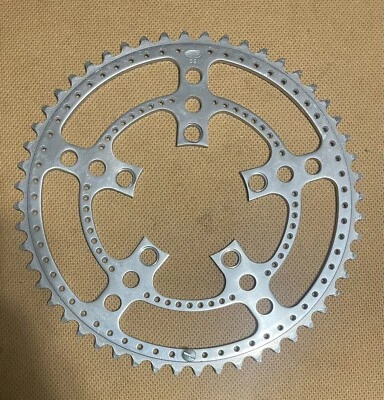 Plato vintage Stronglight 52T Drillium 86 BCD Foto 1 de 4