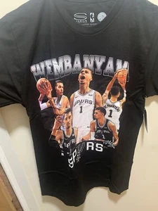 New Victor Wembanyama T Shirt WEMBY San Antonio Spurs Basketball NBA - Picture 1 of 6