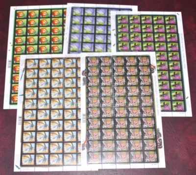 Канада 2234-2238 VF MNH набор 2007 выпуск полезные насекомые панели 50 CV $78 - Изображение 1 из 2