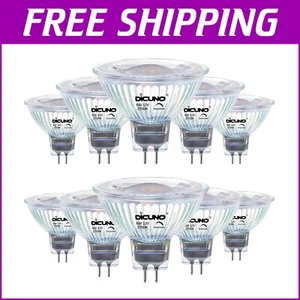 10 Pack of GU5.3 MR16 6W Dimmable LED Bulbs - Halogen Replacement for Landscapes - Picture 1 of 11