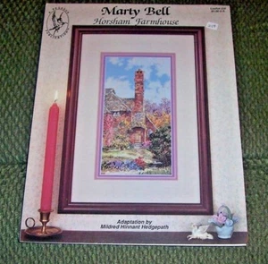 Marty Bell HORSHAM FARMHOUSE Cross Stitch Pattern /Chart Pegasus Publications - Picture 1 of 1