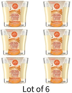 Lot 6 Glade Candle Limited Edition Fall Scent 'But First Pumpkin Latte' 3.4 oz - Picture 1 of 1
