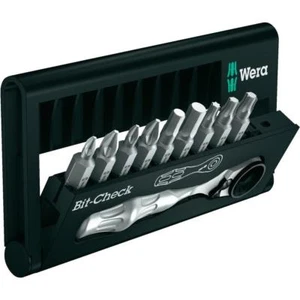 WERA 05073645001 Uni Bit Check Set 9 Bits 1/4" Ratsche Werkzeug 4013288168115 - Bild 1 von 2