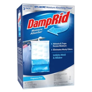 Hanging Bag Moisture Absorber 15.4 Oz. Fragrance Free Dehumidifier (12-Pack) NEW - Picture 1 of 11