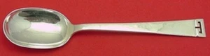 Chinese Key by Allan Adler Sterling Silver Place Soup Spoon 7 1/8" Silverware - Picture 1 of 2