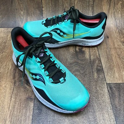 Zapatillas deportivas Saucony Peregrine 12 S10737-26 verdes para mujer talla 10 ¡USADAS EN EXCELENTE ESTADO! Foto 1 de 4