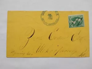 RPO: Union Pacific RR BEAVER BROOK, COLORADO 1879 Listing Railroad Cover - Picture 1 of 3