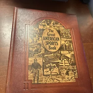 Great American Sports Book by George Gipe Leather 1st Edition (1980, Hardcover) - Imagen 1 de 3