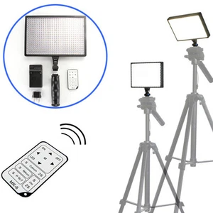 540 PCS LED Video Camera/Camcorder DV Light Dual Color temperature+IR Remote KIT - Picture 1 of 12