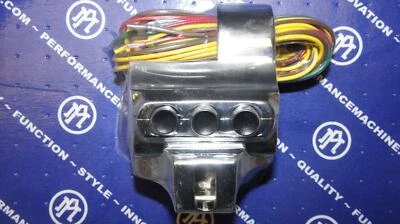 Performance Machine PM Contour Chrome 4 Four Button Switch Housing Right Side... - Image 1 of 2
