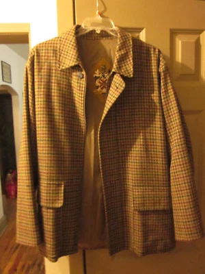 VINTAGE The Scotch House Plaid Coat Jacket  - Photo 1/4
