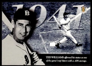 1994 Upper Deck All-Time Heroes #113 Ted Williams 125th Anniversary - Picture 1 of 2