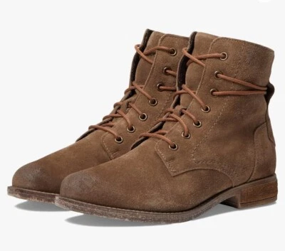 Josef Seibel Women's Sienna 70  Taupe Lace Zip Combat Boot Size US 6 NEW - Image 1 of 4