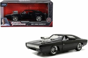 Fast & Furious Diecast modello 1/24 Dom's 1970 Dodge Charger R/T nero opaco nuovo - Foto 1 di 1