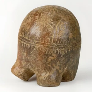 Sonajero de patas de cerámica panameña precolombina zoomórfico genuino 800-1000AD - Imagen 1 de 14