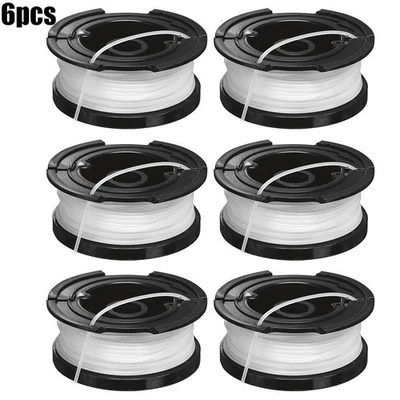 6 Pack For Black & Decker A6481 Replacement Spool Line For Grass Trimmer - Image 1 of 4