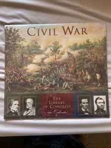 THE CIVIL WAR 2001 Calendar Library of Congress Pomogranate #201072 - Bild 1 von 2